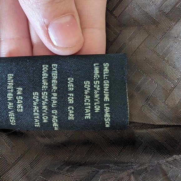 Vintage Cole Haan Lambskin Leather Jacket - Picture 3 of 4